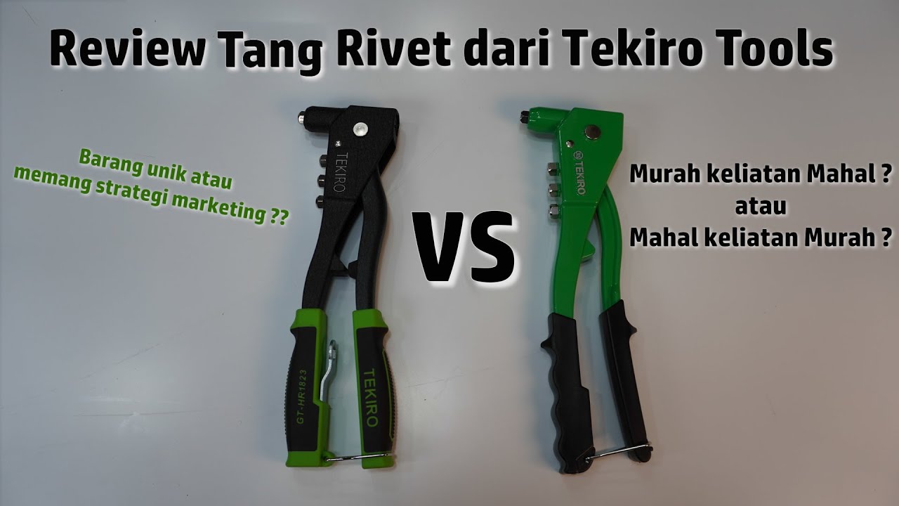 Review dua tang rivet dari Tekiro Tools || Wajib nonton nih sebelum beli !
