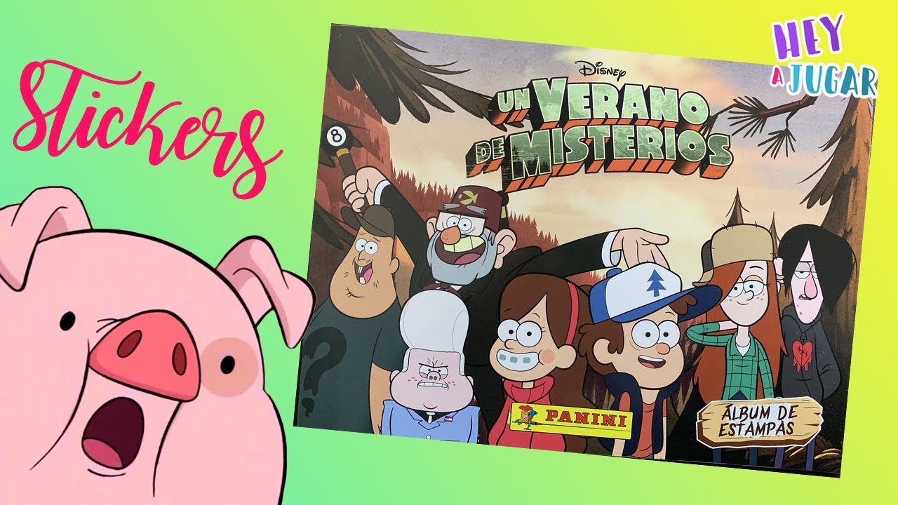 Álbum de Stickers GRAVITY FALLS  y MARVEL DE PANINI