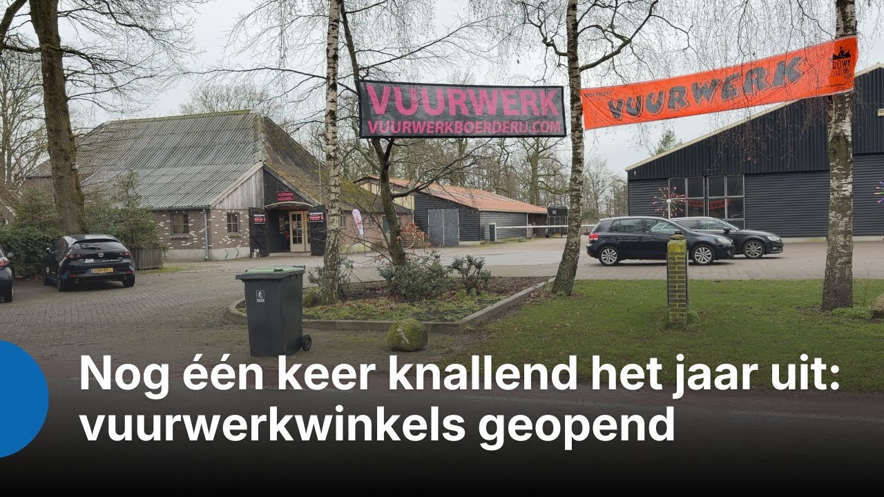 Nog één keer knallend het jaar uit: vuurwerkwinkels geopend