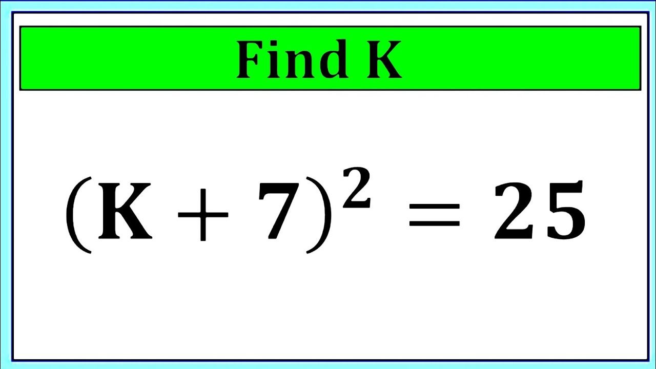 Nice Algebra Math Simplification | Find the Value of K | Algebra #maths #mathsaminute 