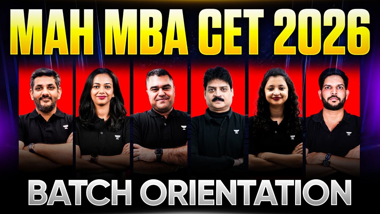 MAH MBA CET 2026 Batch Orientation | Complete Strategy, Plan & Roadmap