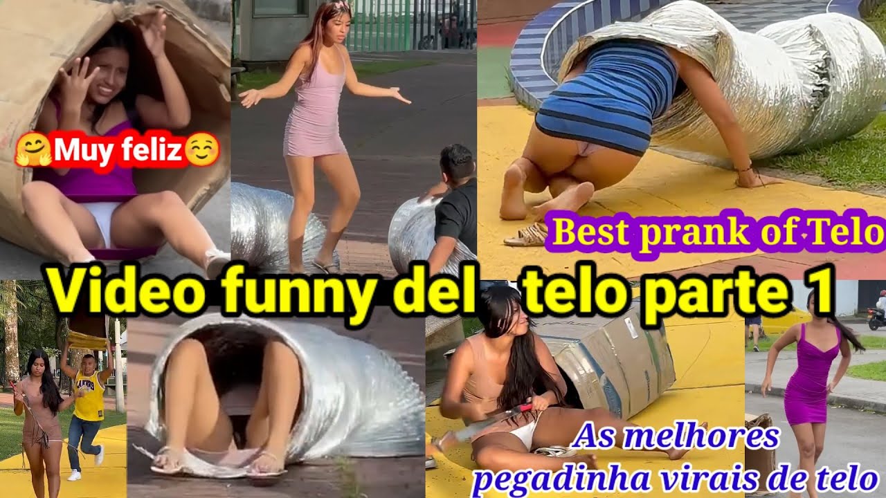 Video funny del telo parte 1 /As melhores pegadinha virais de telo / Best prank of Telo