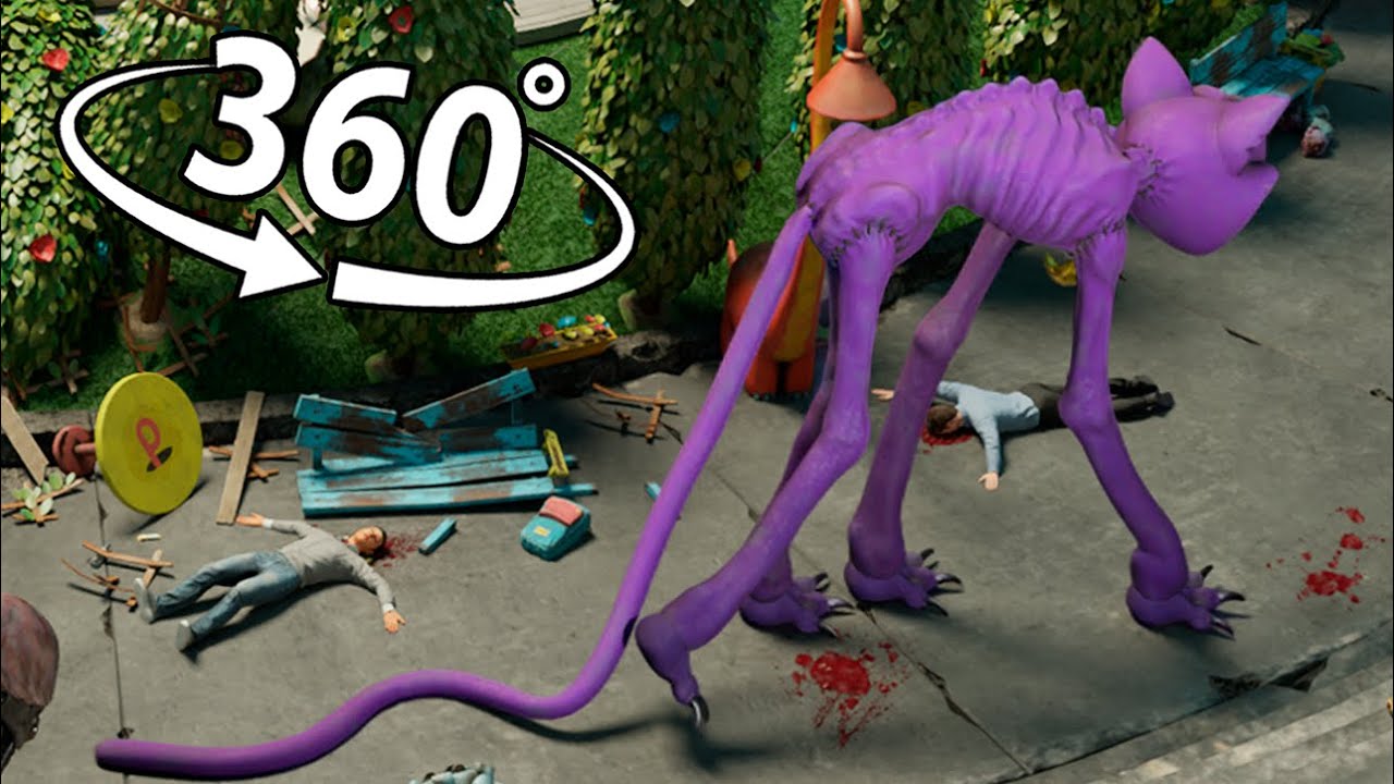 CatNap 360&deg; VR Hour of Joy Real Life VHS (secret scene) - Poppy Playtime: Chapter 4