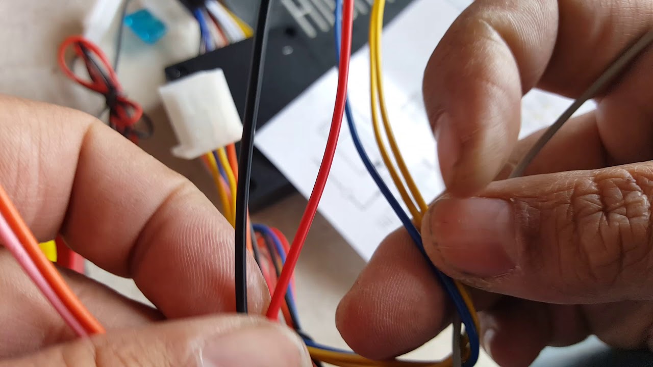 Как снять блок датчиков GY6, настроить сигнализацию скутера 1 из 20