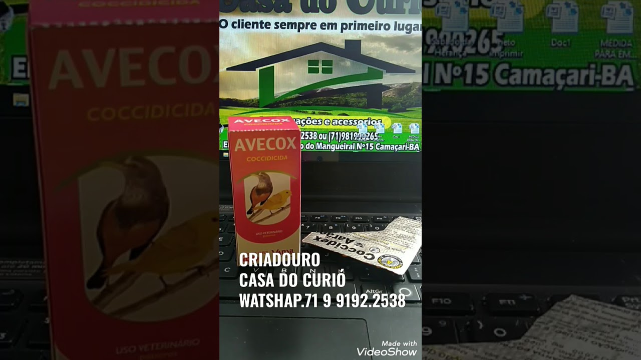 AVECOX E COCCIDEX A JUNÇÃO QUE PODE SALVÁ A VIDA DO SEU PÁSSARO