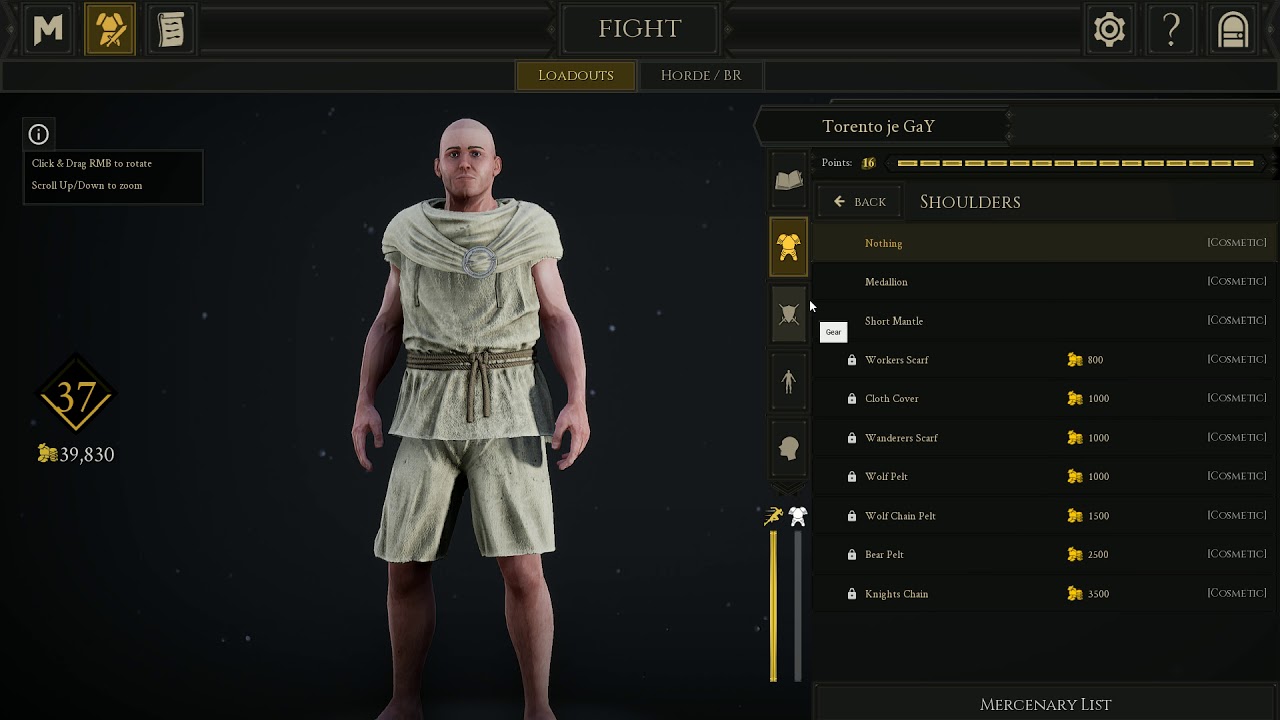 Mordhau mercenary customization