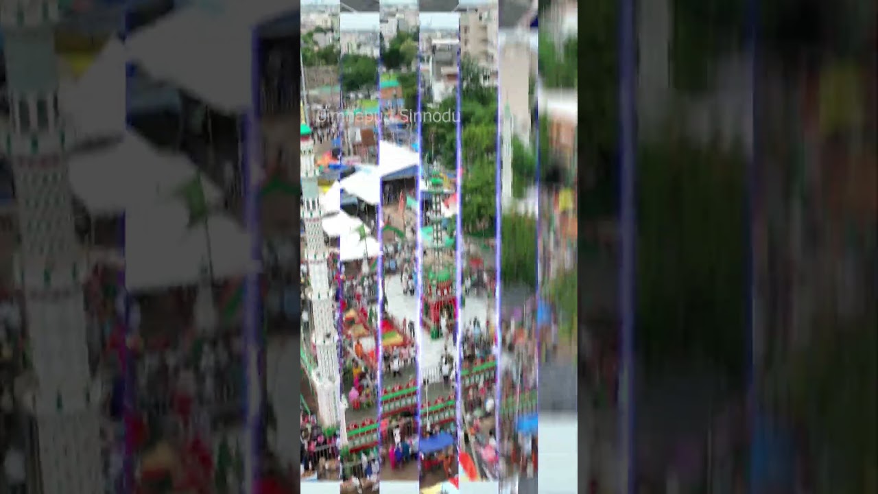 Nellore Rottela Pandaga 2024 Bara Shaheed Dargah Aerial View | Simhapuri Sinnodu |
