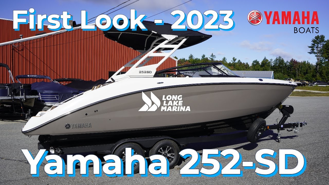 New 2023 Yamaha 252-SD 25 ft Jet Boat For Sale In Bridgton, ME: Walkthrough