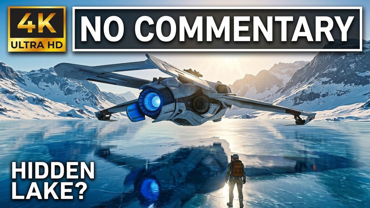 This Hidden Frozen Lake in Star Citizen Looks Incredible