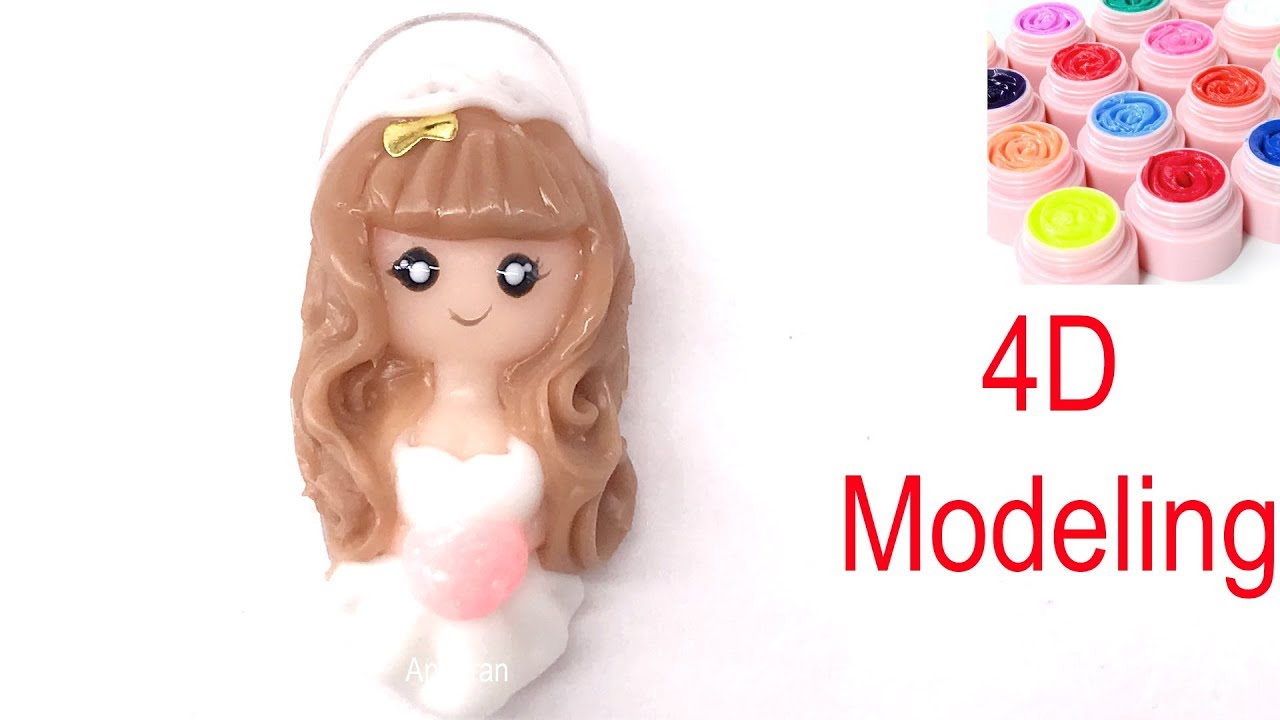 Cách Nặn Búp Bê Hoạt Hình Bằng Gel 4D từ cô Ana