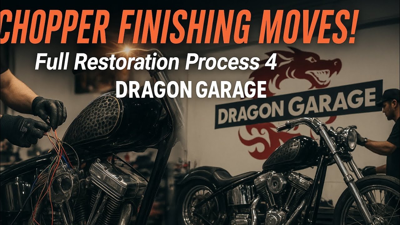 CHOPPER FINISHING MOVES! | Full Restoration Process 4 | DRAGON GARAGE