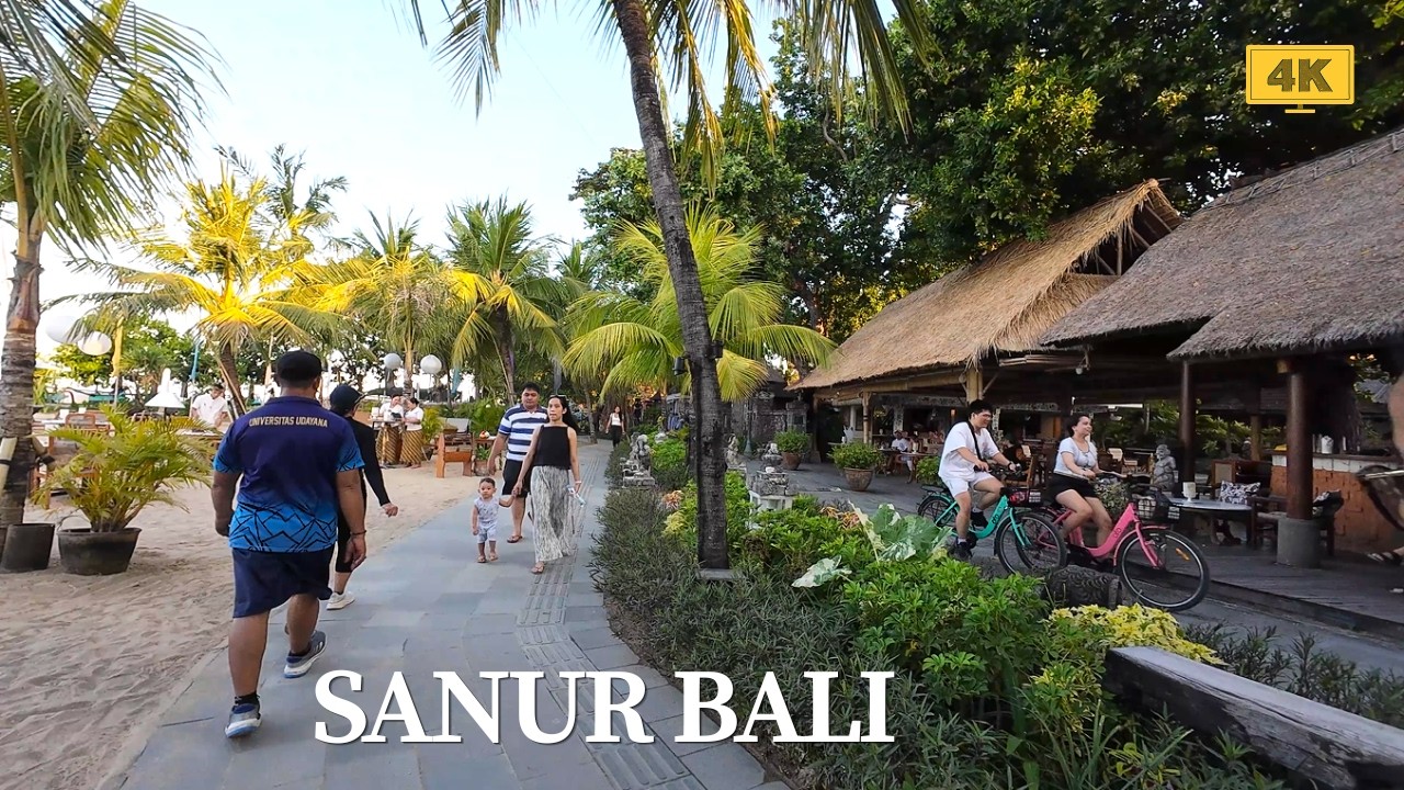 4K SANUR BALI Chill Sunday Walk | Walking Tour Bali Today 2026