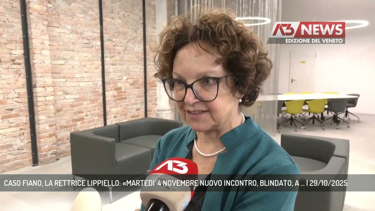 CASO FIANO, LA RETTRICE LIPPIELLO: «MARTEDI' 4 NOVEMBRE NUOVO INCONTRO, BLINDATO, A ... | 29/10/2025