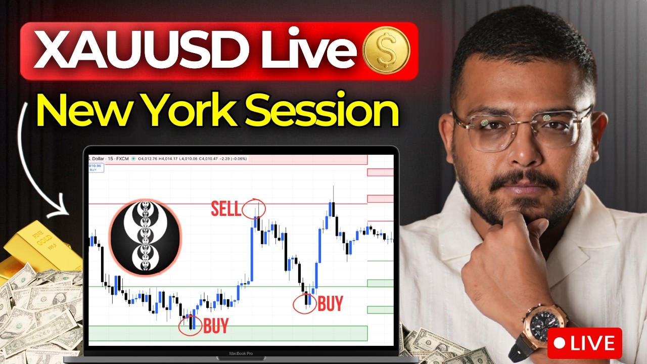 22 Jul | XAUUSD Live | NY Session | Gold Sharks | ICT & SPX