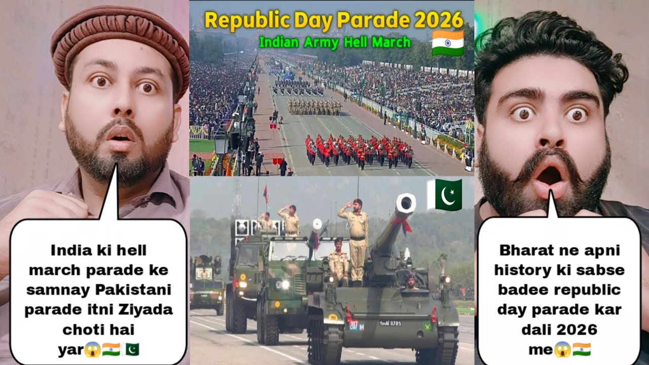 Indian Army Hell March Parade Vs Pakistani Army Hell March Parade | Pakistani Reaction 