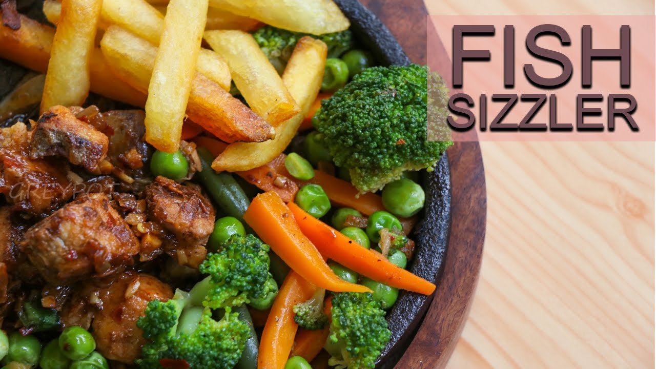Fish Sizzler Recipe | Sea Food Sizzlers | Fish Chilly with Vegetables