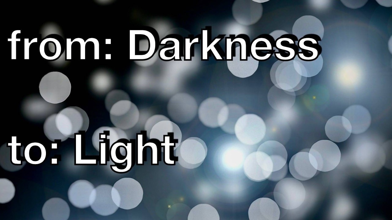 From darkness to light! 🤔✝️ #love #Jesus #light