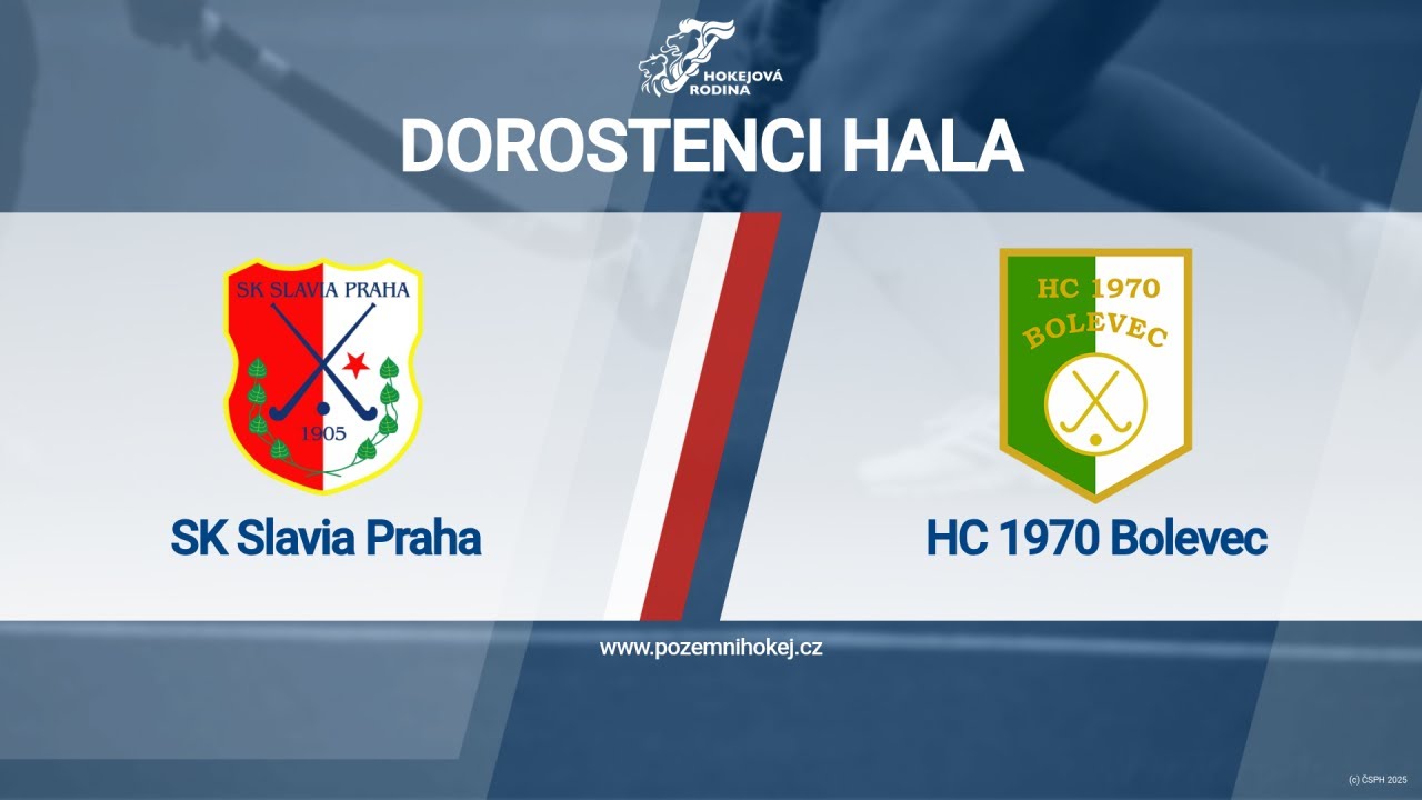 SK Slavia Praha - HC 1970 Bolevec 17.11.2025 Dorostenci hala