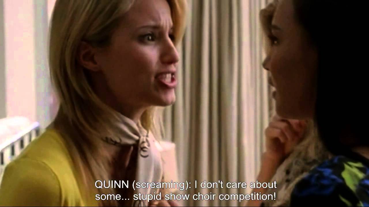 GLEE- Quinn Has a Break Down | New York (Season Finale) [Subtitled] HD