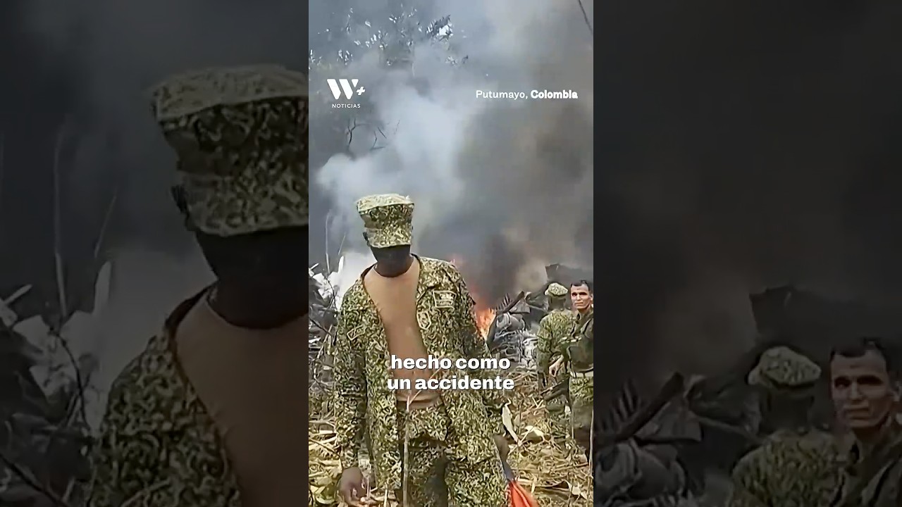 Avi&oacute;n militar cae en Colombia: reportan 8 muertos y m&aacute;s de 80 heridos