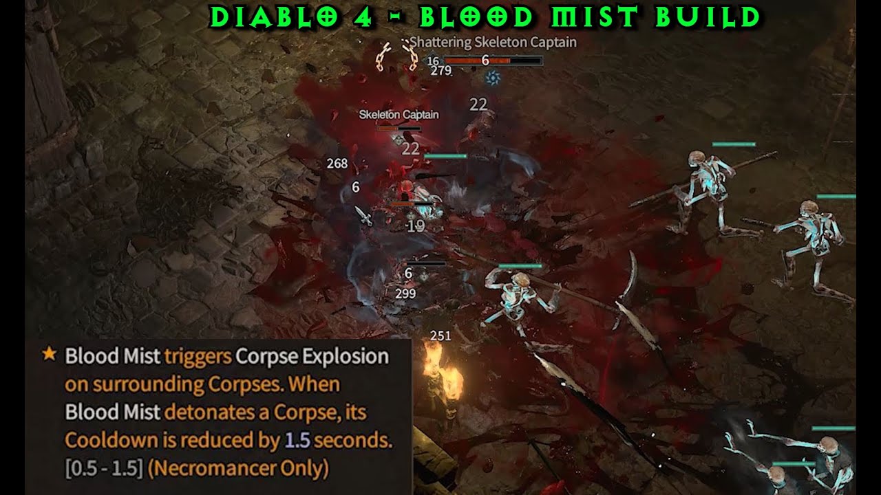 Diablo 4 - Necormancer [BROKEN] Blood Mist Build
