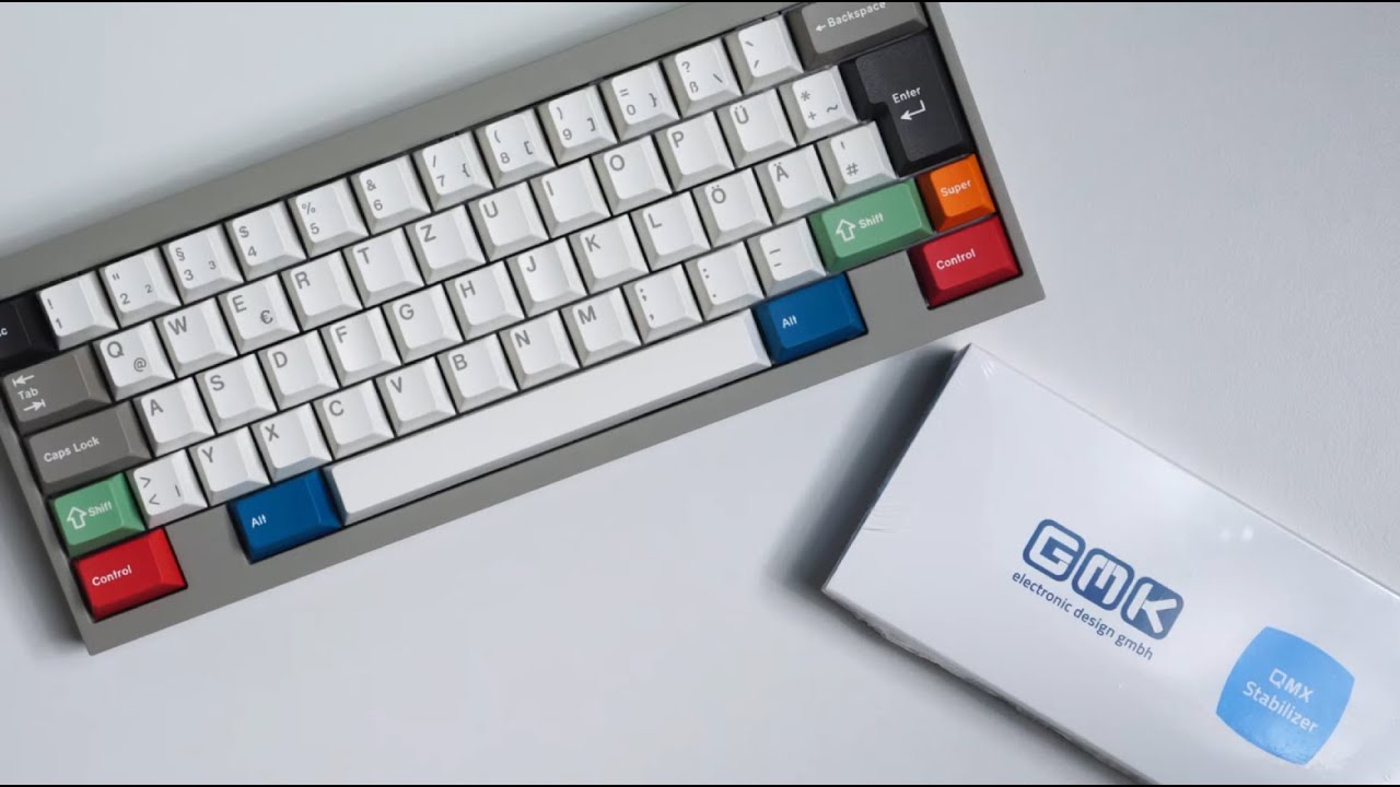 GMK Foundation + GMK Stabilizer + KBDFans Tofu 2.0 ISO-Layout
