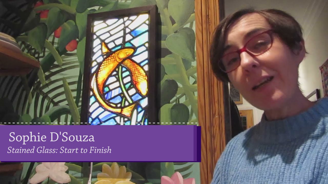 Sophie's Stained Glass | Making a Stained Glass Light Box, Beginning to End