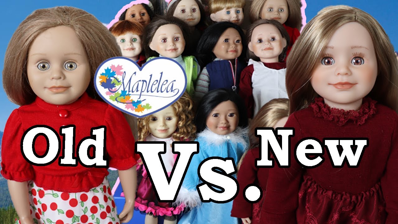 Comparing Different Generations of Maplelea Girl Dolls! - How to Tell How Old Your Maplelea Doll Is