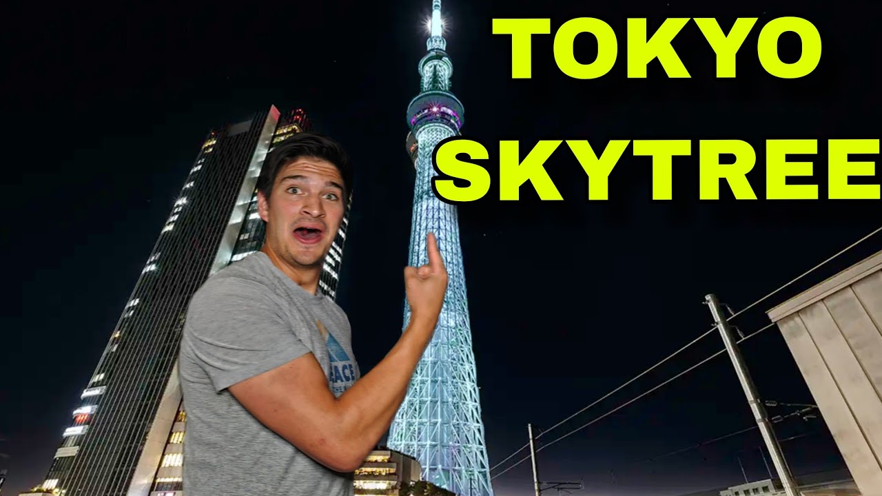 TOKYO SKY TREE at Night is a REAL-LIFE Fantasy!