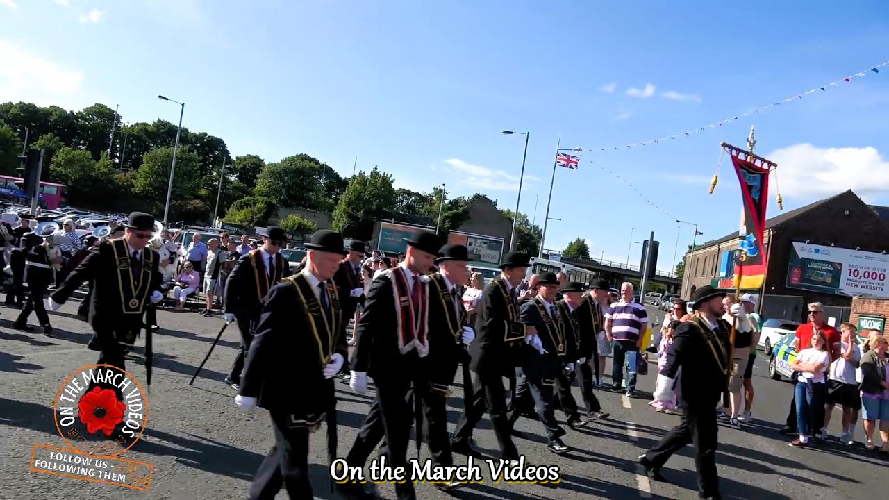 Portadown RBDC returning home 14th July 2025