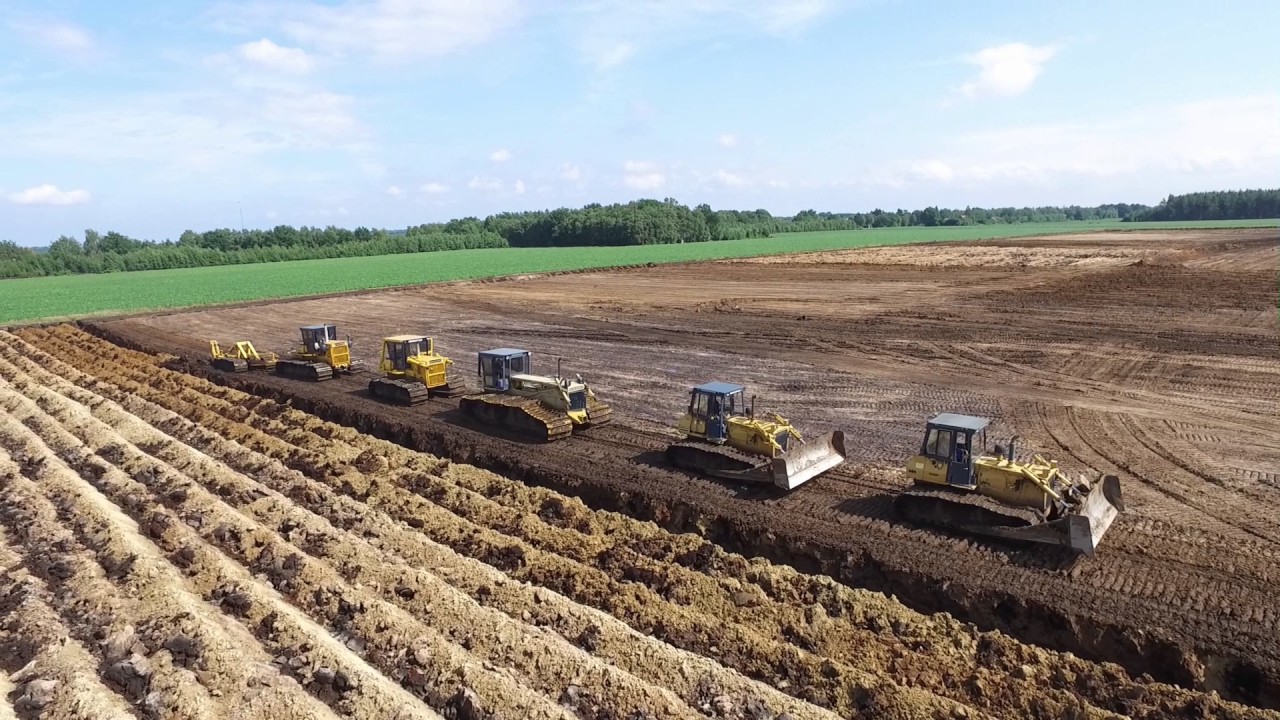 Tiefpflügen EXTREM deep plowing Dozer 5 Raupen ziehen 2,40m TIEF! Komatsu ploughing Awesome HD