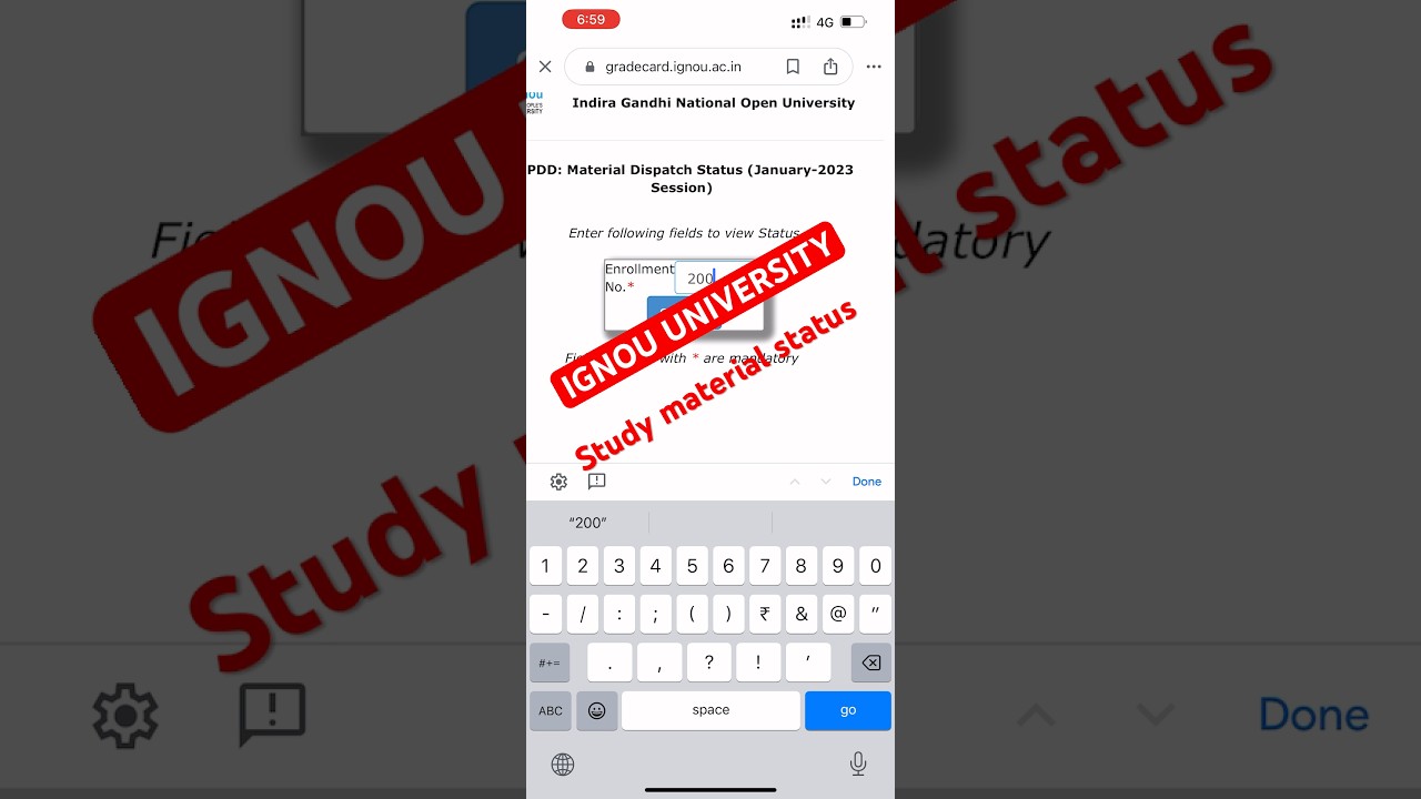 How to check study material status in ignou university #ignou #video #malayalam #viral #kerala
