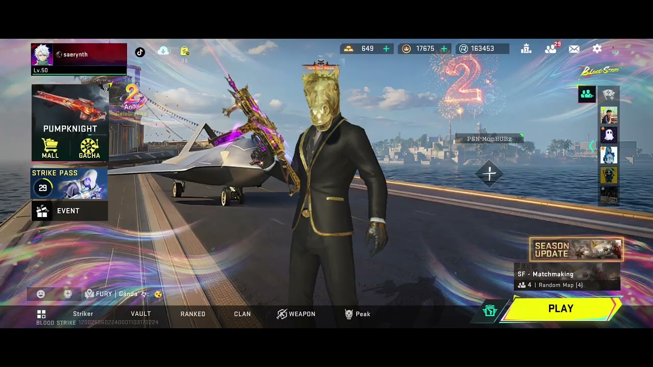 Test short - Blood Strike weapon master 1v1