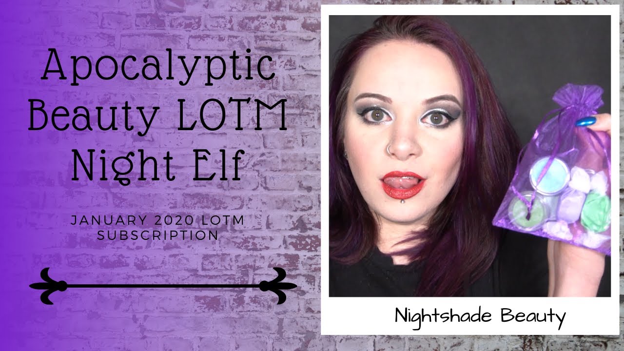 Apocalyptic Beauty LOTM Night Elf Unboxing and Swatches!