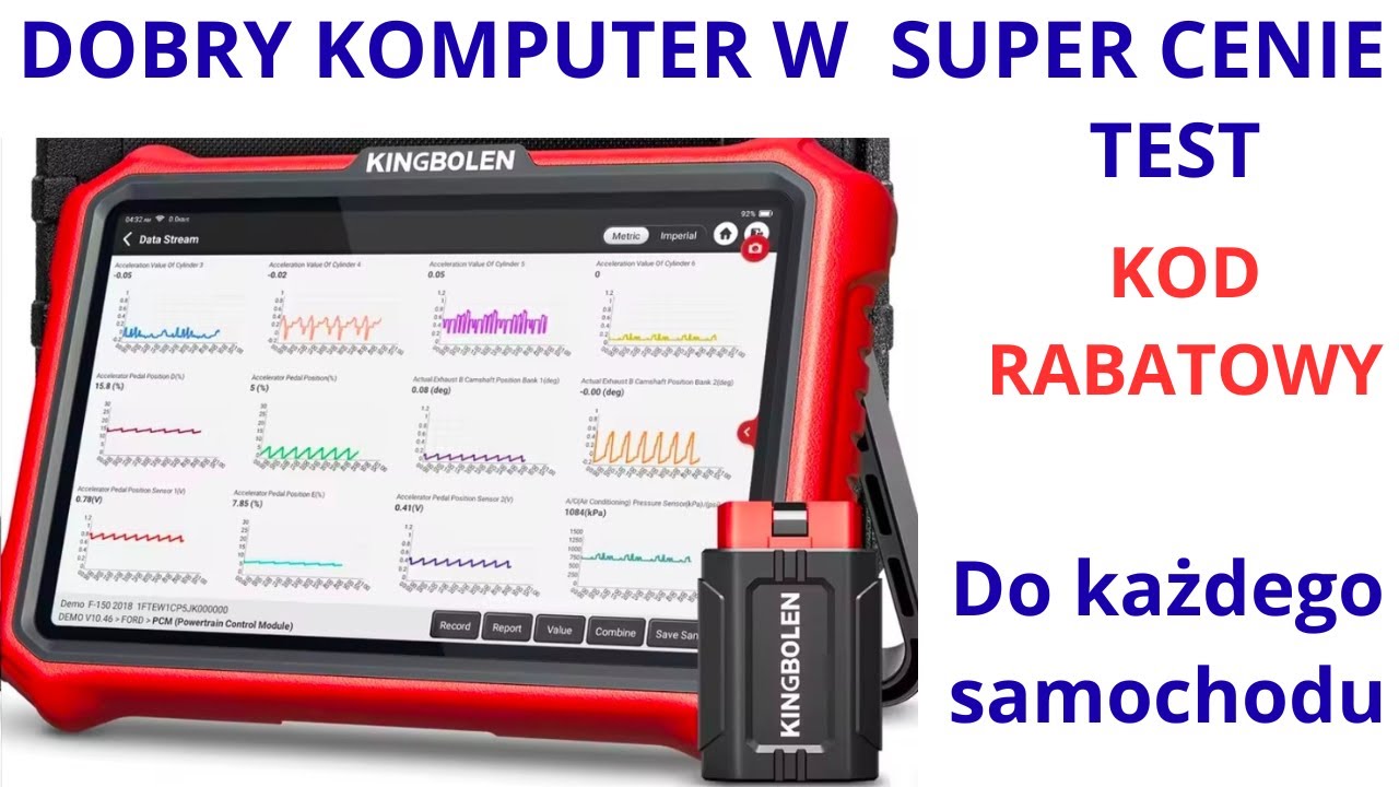 Kingbolen K8PRO dobry sprzęt w dobrej cenie Test diagnostyka obd