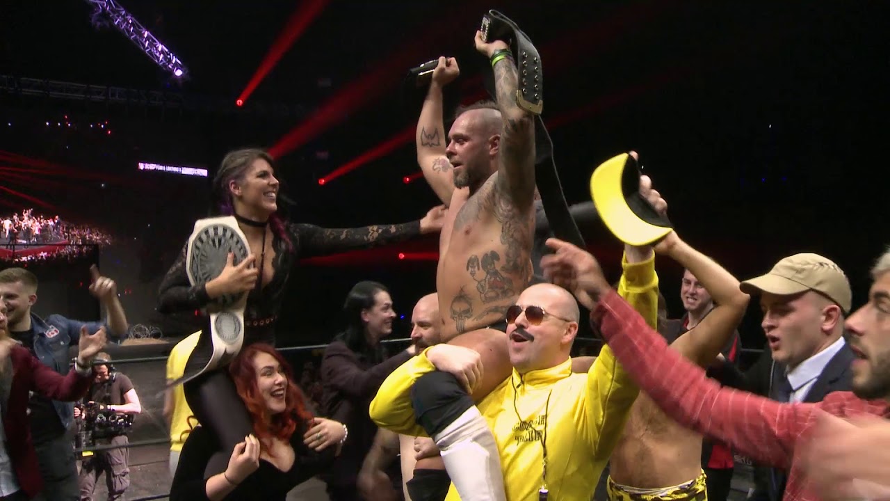 ICW Roster's BT Gunn/Dario G celebration!