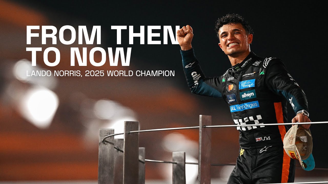 From Then To Now, Your 2025 World Drivers' Champion 🏆