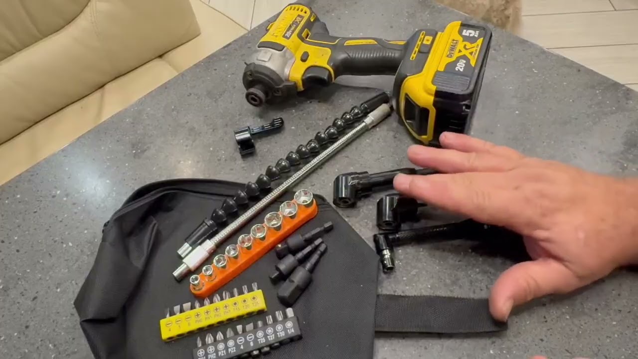 37Pcs Flexible Drill Bit Extension right angle drill attachment Review