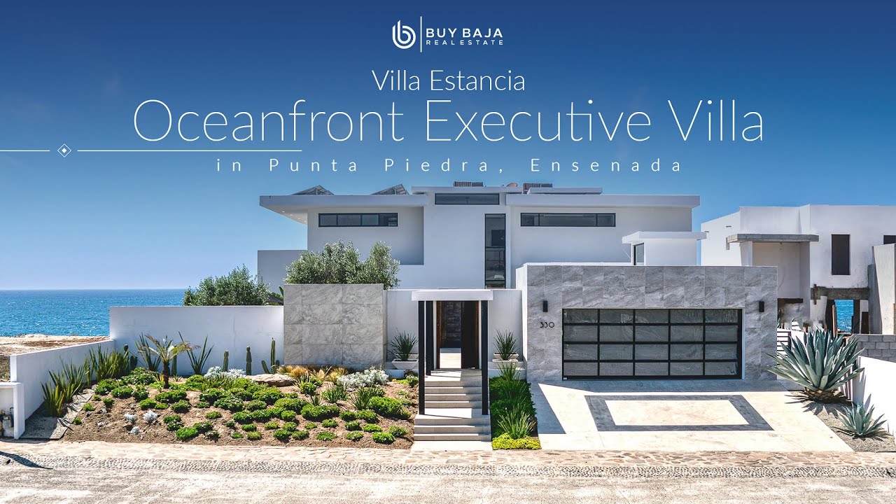 Villa Estancia, Oceanfront Executive Villa in Punta Piedra, Ensenada, Baja California.