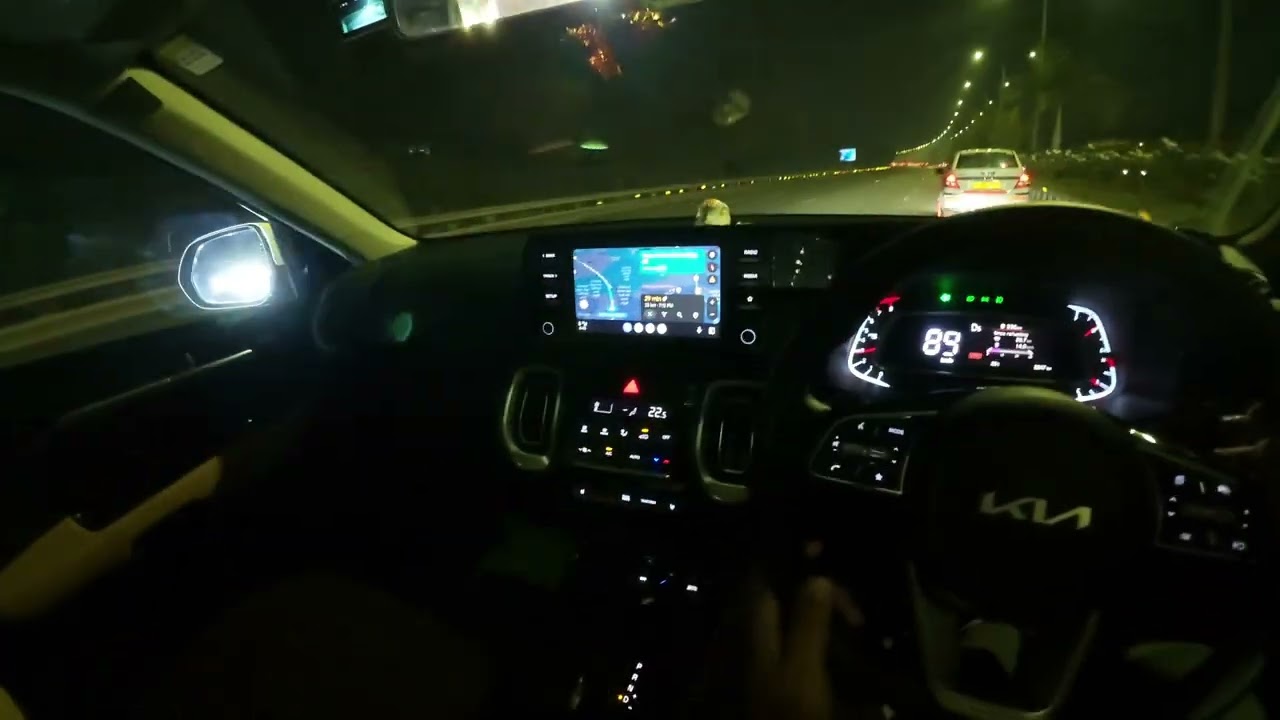 Kia sonet htx dct pov drive city to Highway in night 🥵❤️