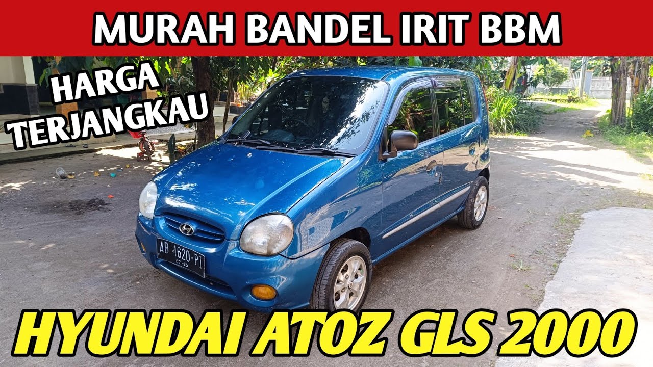 MOBIL CITY CAR MURAH BANYAK KELEBIHAN HYUNDAI ATOZ GLS 2000 MANUAL