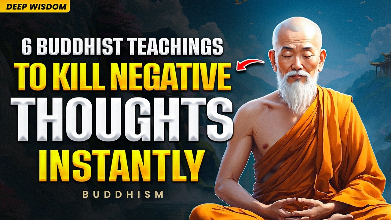 6 Buddhist Teachings To KILL Your Negative Thoughts And Find Inner Peace | Buddhism