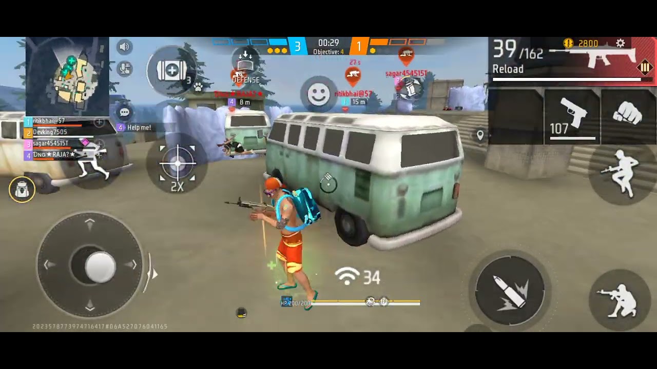 4 v4 cs #krishna gaming #sort video 
