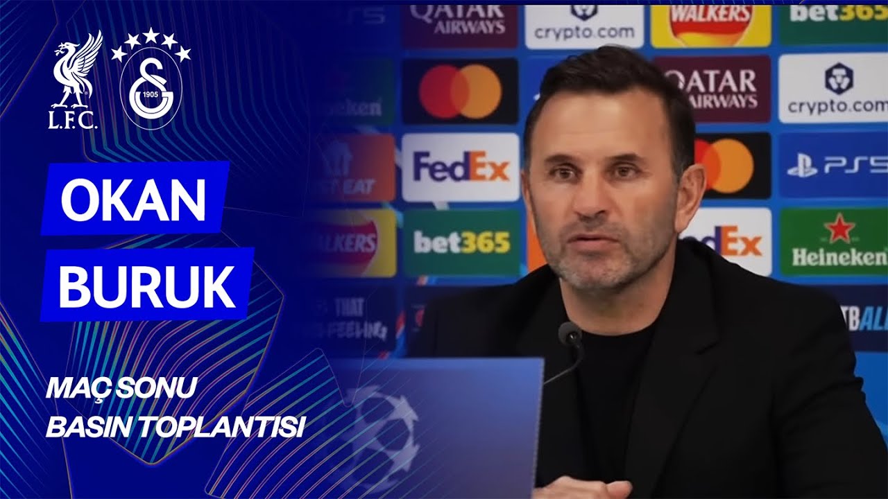 🔴 Teknik direktörümüz Okan Buruk’un, Liverpool maçı sonrası basın toplantısı #LIVvGS #UCL