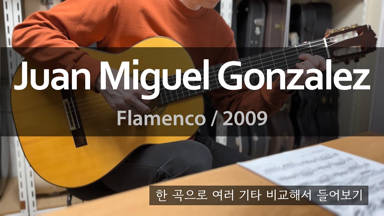 [플레이기타] Juan Miguel Gonzalez 스프루스 (2009) 샘플연주