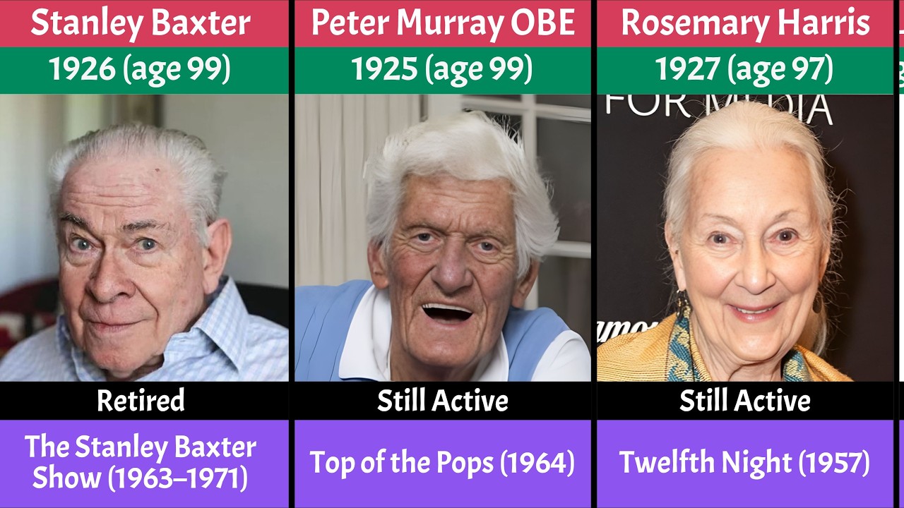 Oldest British TV Stars Still Alive (1950s&ndash;1970s) &ndash; Part 1