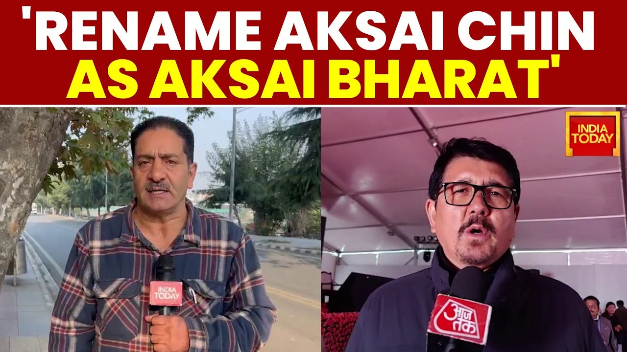 Former Ladakh Council Chief Tashi Gyalson Demands Renaming Aksai Chin To Aksai Bharat | India Today