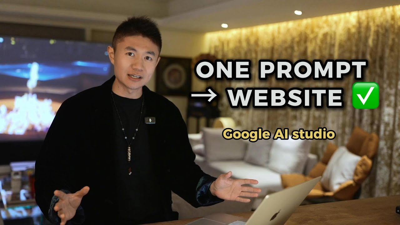 Build a Website in Minutes with Google AI Studio (No Code) ✅