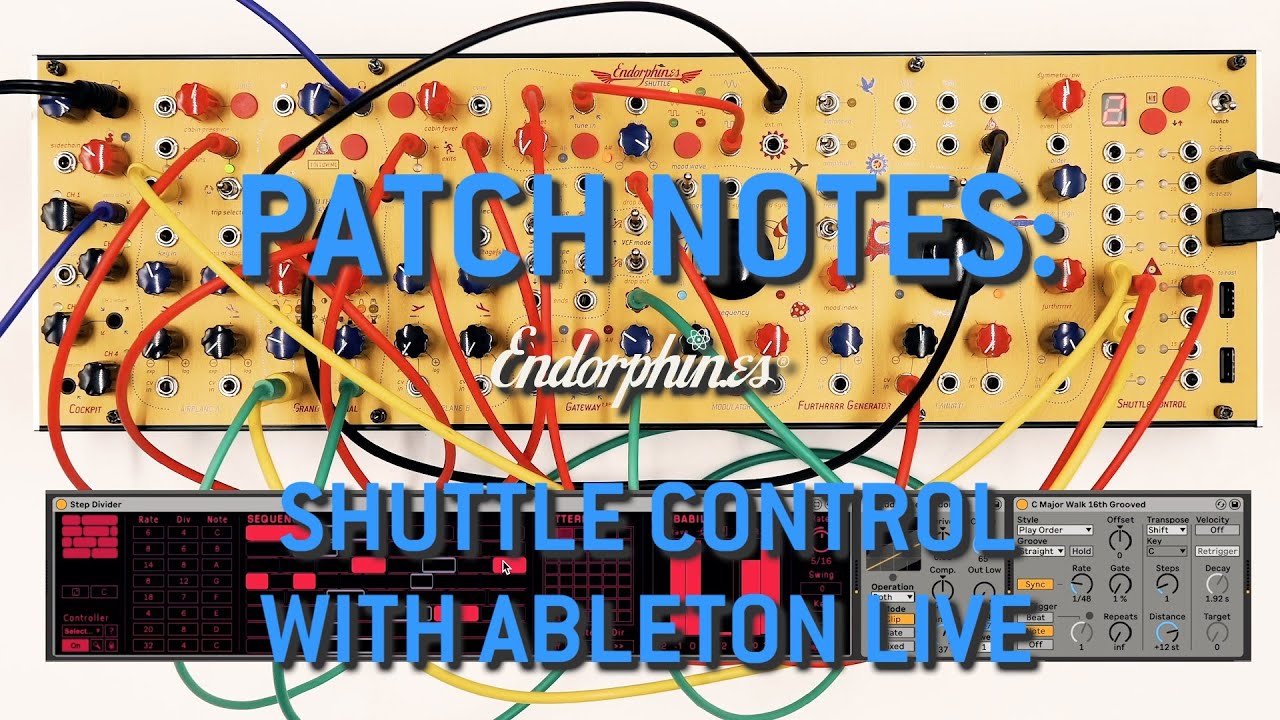 Patch notes: Shuttle Control with Ableton Live