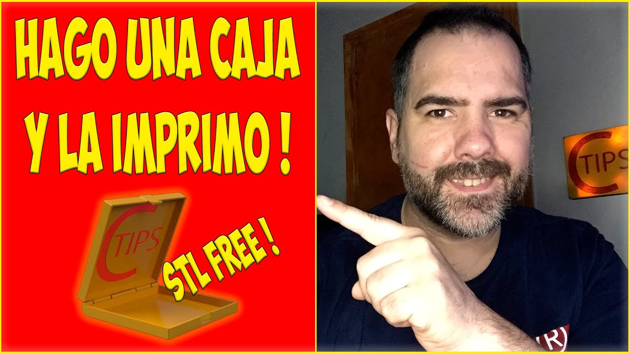 Diseño una CAJA CON BISAGRAS y la IMPRIMO en 3D - STL gratis - Free STL - Fusion 360
